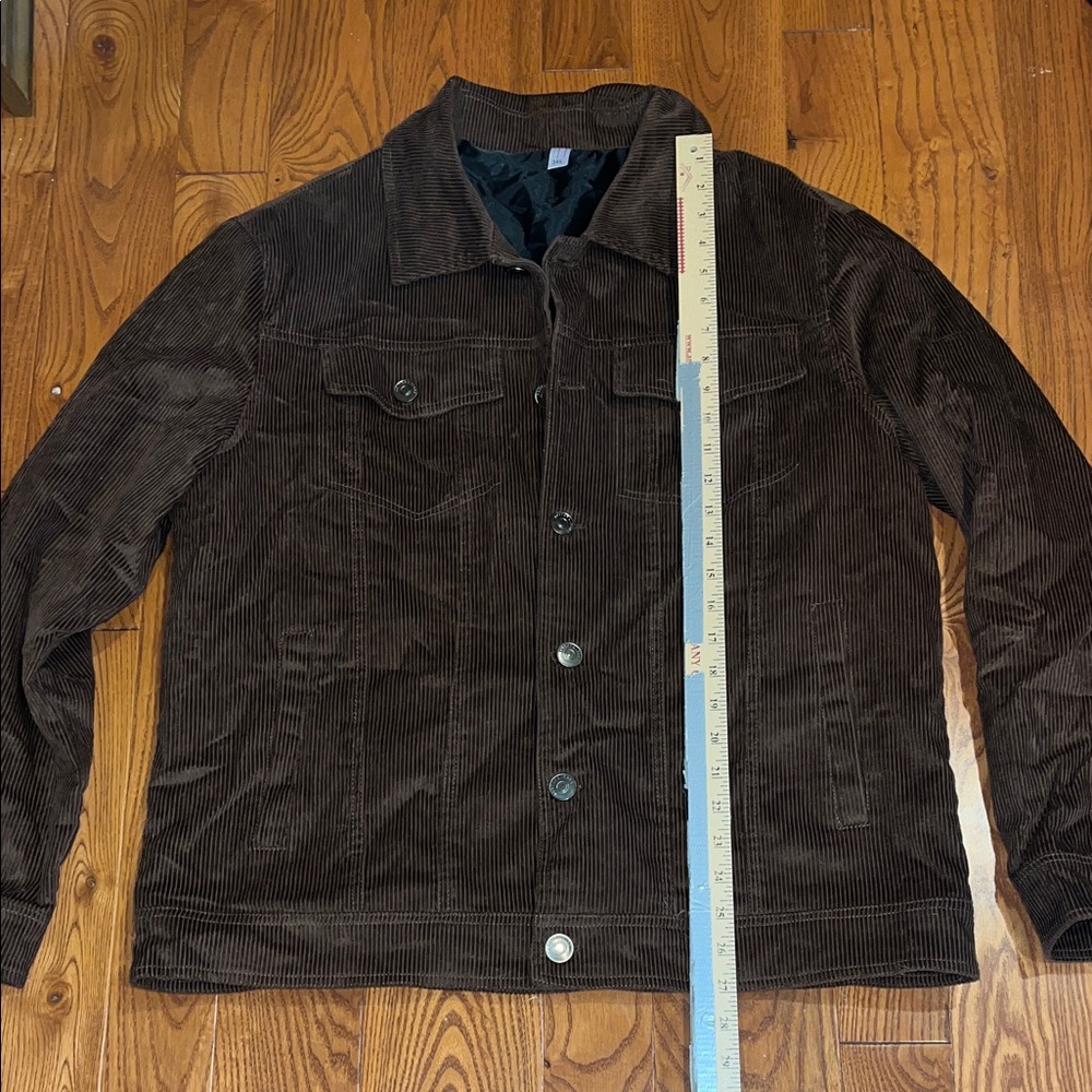Men's Brown Corduroy Jacket 3XL - Picture 9 of 16